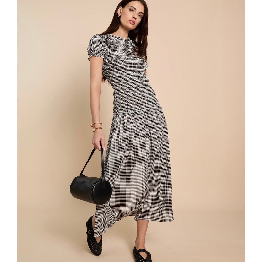 New O.P.T few moda Ainsley midi dress $222 sz 6 - Picture 3 of 7